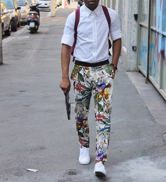 Calça jeans estampada masculina 2025